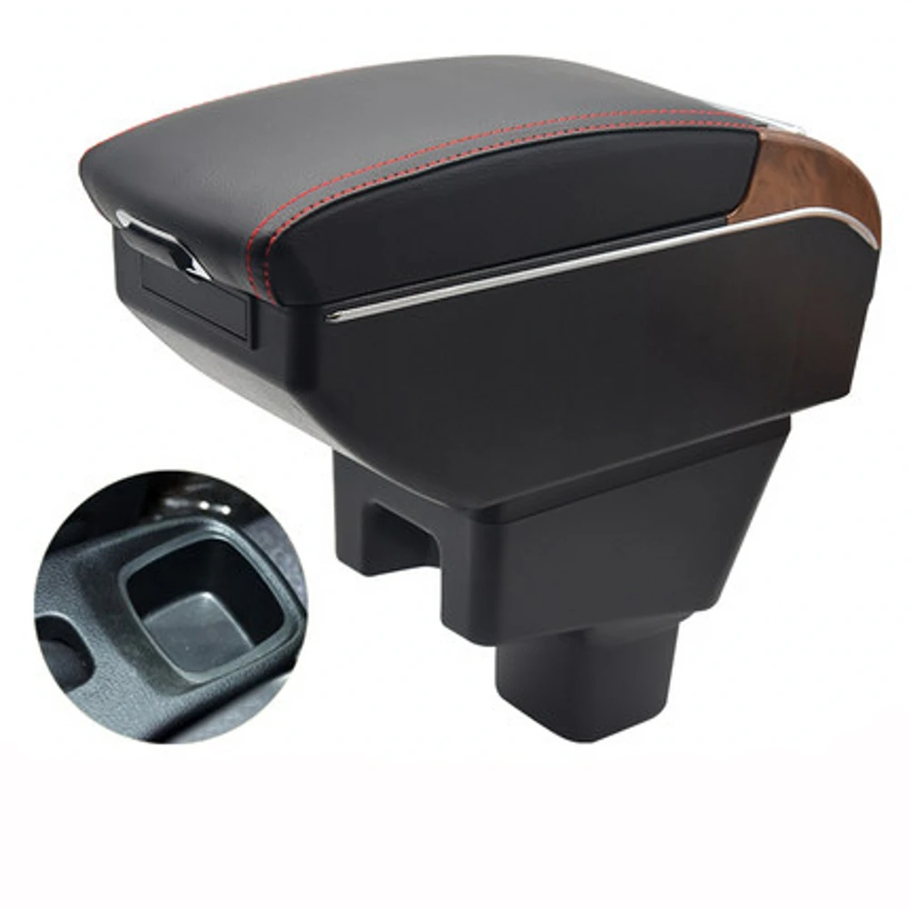 

For Suzuki SX4 Armrest Box Elbow Rest Center Console Storage with Phone Charging USB Interface Cup Holder