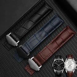 19mm 20mm 22mm Cow Leather Watch Strap For TAG HEUER MONACO Series Men Quality Band Soft Cowhide Crocodile WatchBand Bracelet