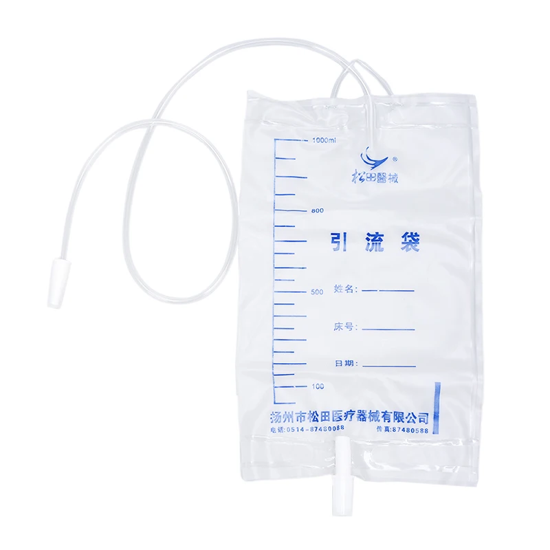 1Pc 1000ml Urine Collector Bag Urinary Catheter Health Drainage Bag Male Urine Bag Anti-Reflux