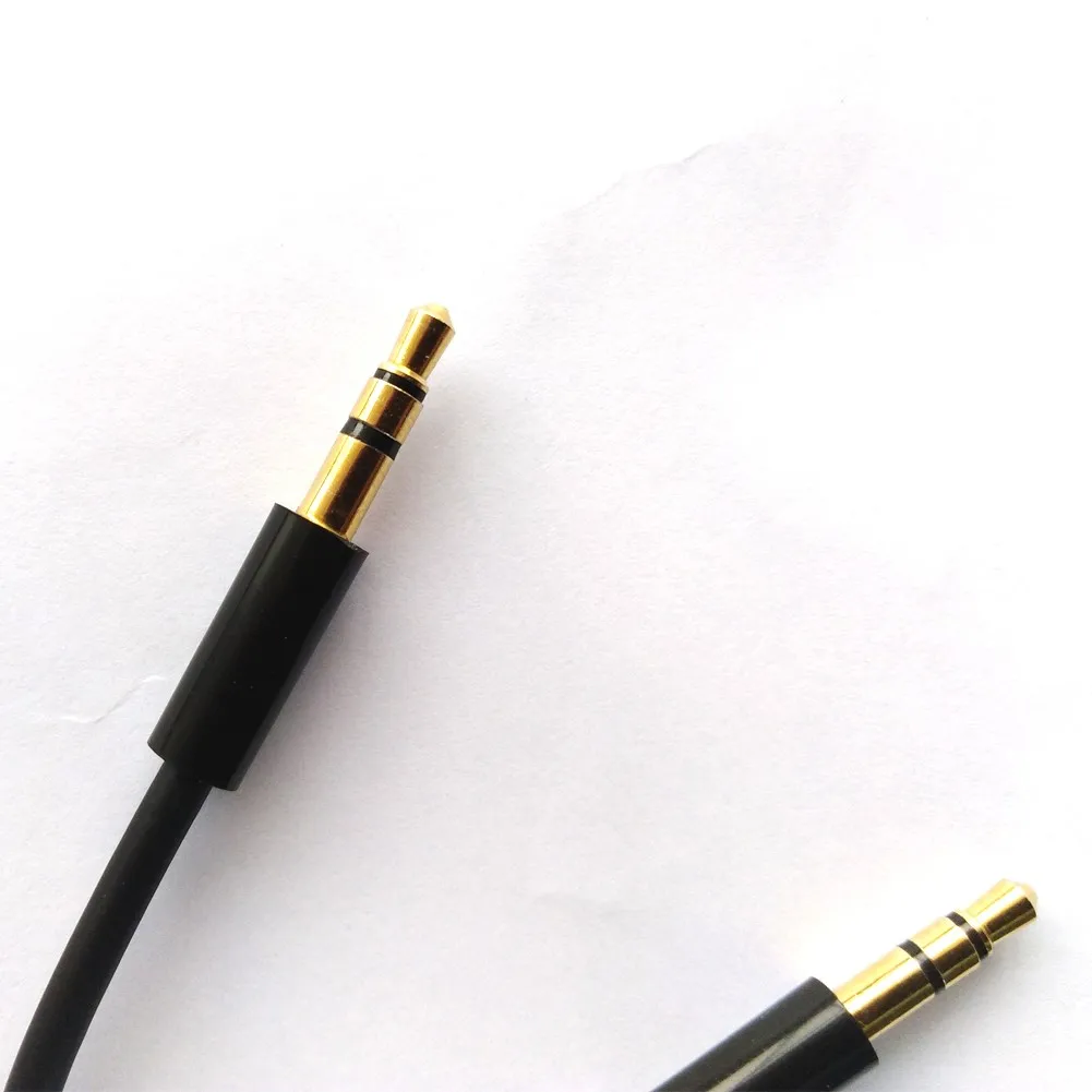 HAAFEE-Cable de Audio macho a macho de 3,5mm para coche, reproductor MP3, amplificador, teléfonos, estéreos domésticos (3,9 pulgadas/10cm)