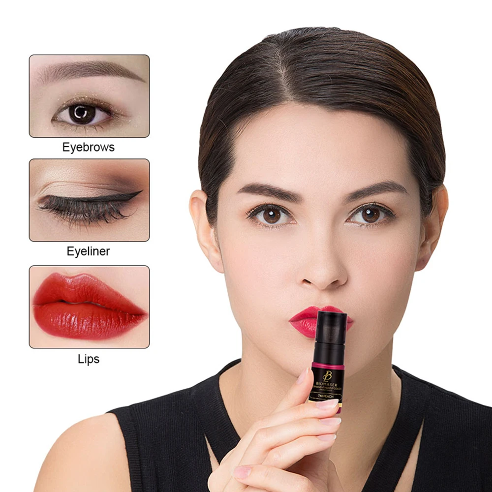 Biomaser-Pigment de maquillage professionnel en continu, encre de tatouage, pigment de microblading, longue durée de vie, blogueur oculaire, légion,