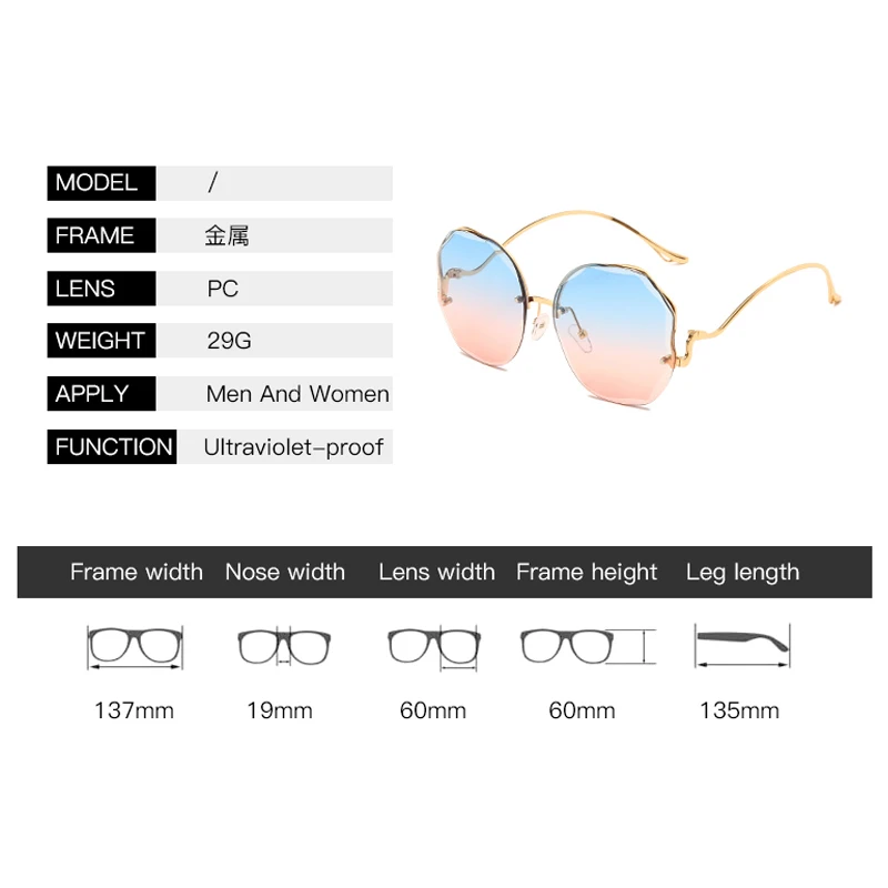 Round Sunglasses Metal Sexy Vintage Men Women Fashion Famous Brand Designer Sun Glases UV400 Sunglasses Retro Male Female