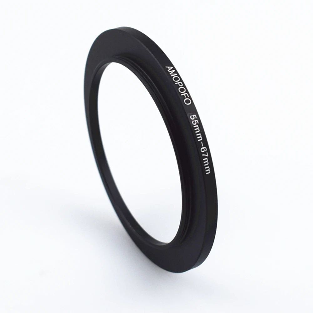 Universal 55-67mm /55mm to 67mm Step Up Ring Filter Adapter for UV,ND,CPL,Metal Step Up Ring Adapter