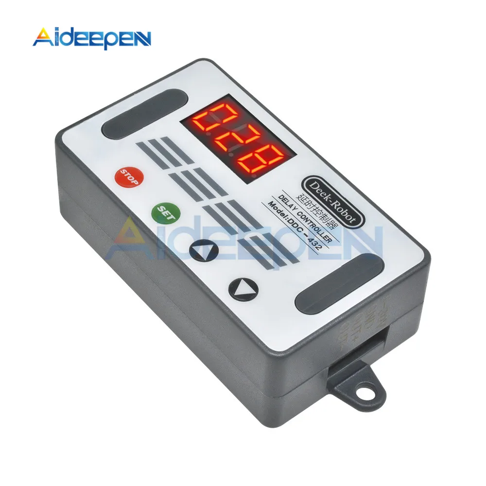 DC 5V-30V Dual-MOS-Zeitverzögerungsrelais, High-Level-Trigger, LED-Digitalanzeige, Zykluszeit-Timer, Verzögerungsschaltkreis, 12V 24V 0-999 – Detail 5