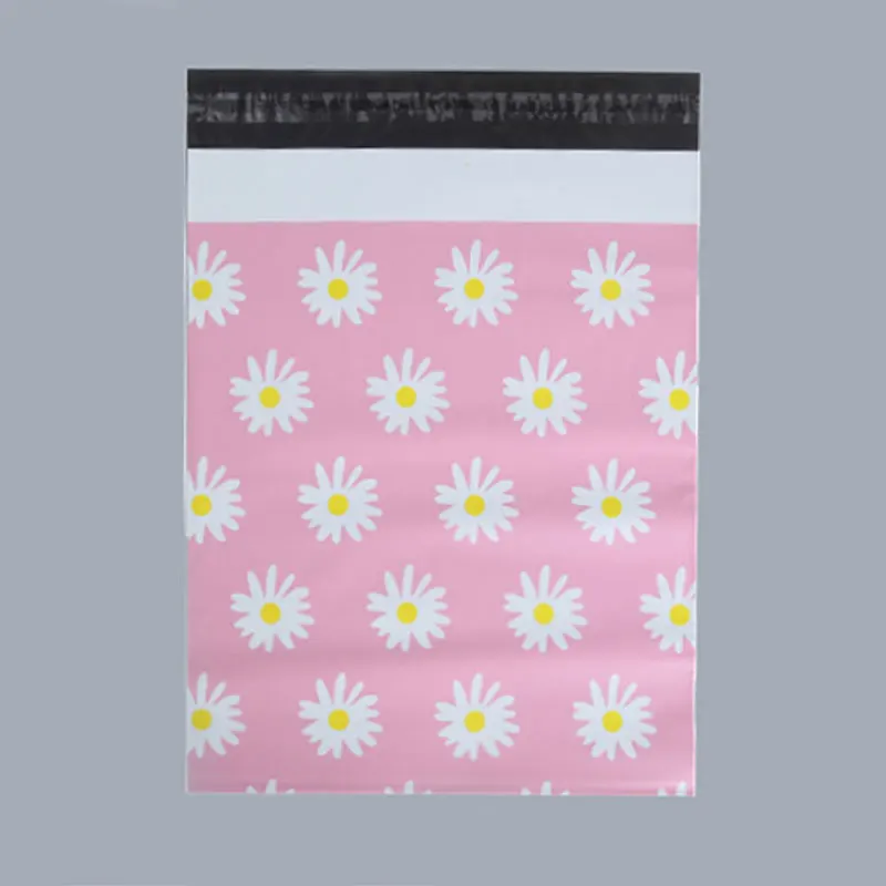 50Pcs Express Courier Bag Fruit Flower Printing Shipping Mailing Pouch Plastic Waterproof Clothing Envelope Thicken Postal Bags