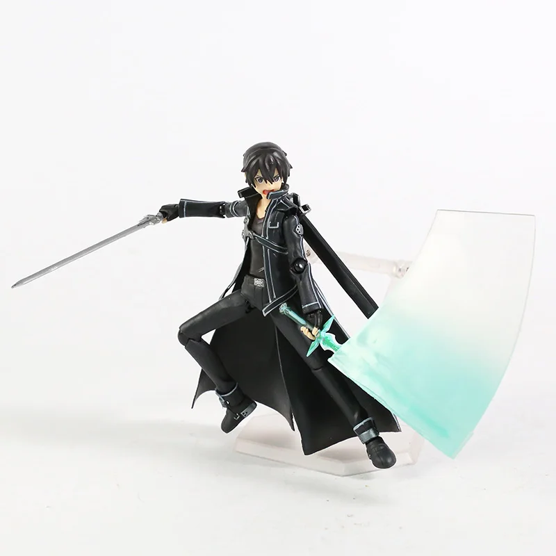 Sword Art Online Kirito Kazuto Figma 174 Asuna Figma 178 PVC Action Figure Collectible Model Toy