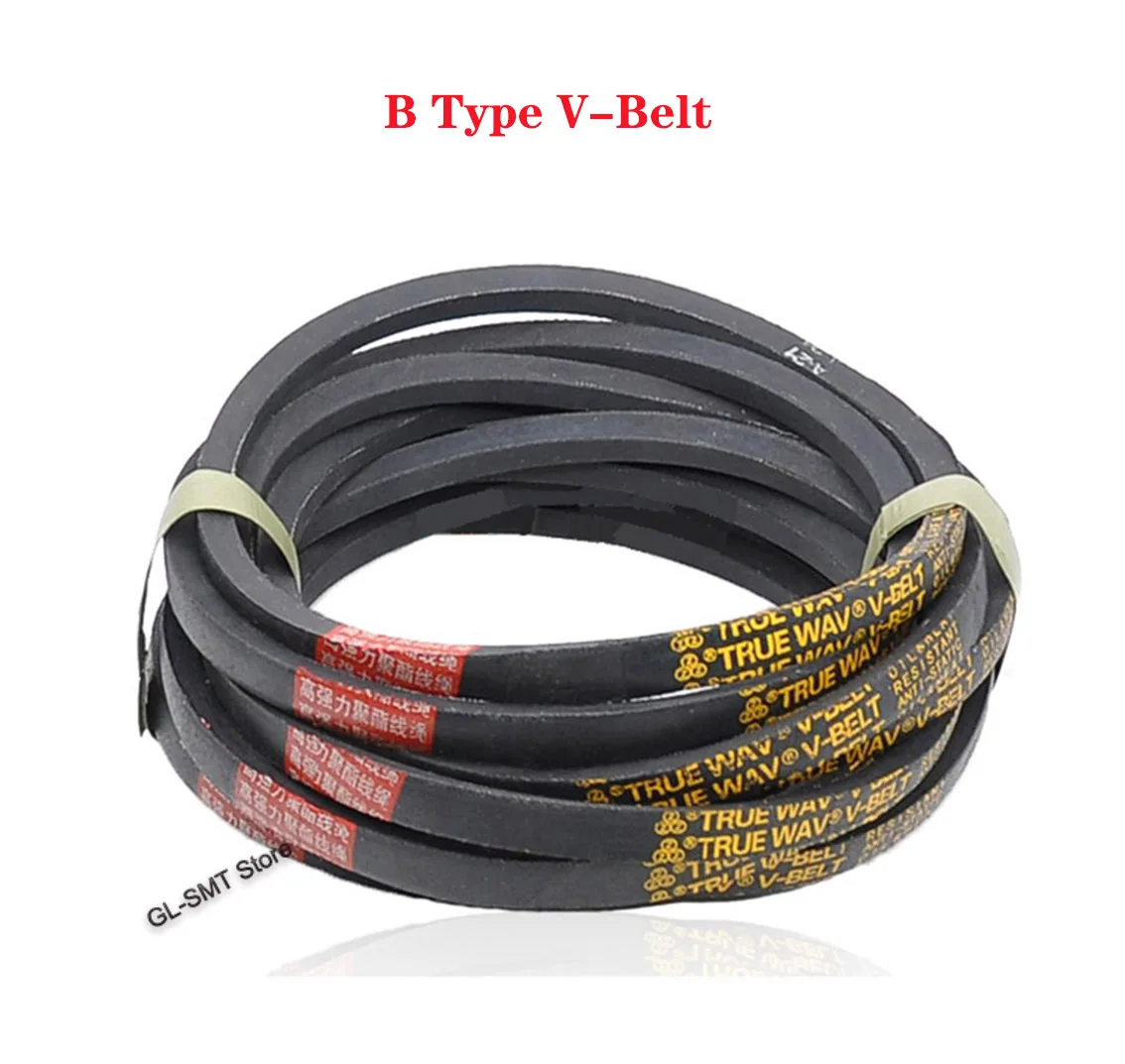 

1Pcs B Type V-Belt B600/650/700-1100mm Black Rubber Triangle Belt Industrial Agricultural Mechanical Transmission Belt