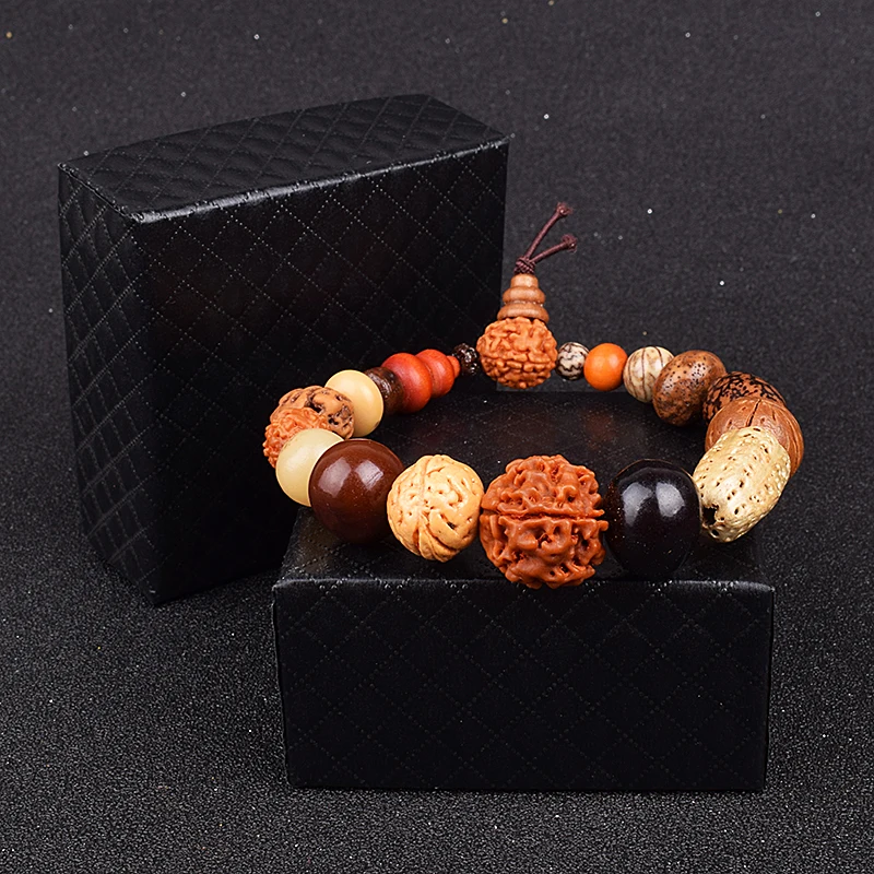 Nature Bodhi 18 Style Beads Bracelets for Women Fashion Rudraksha Bracelets Men New Religious Buddha Meditation Buddhism Jewelry