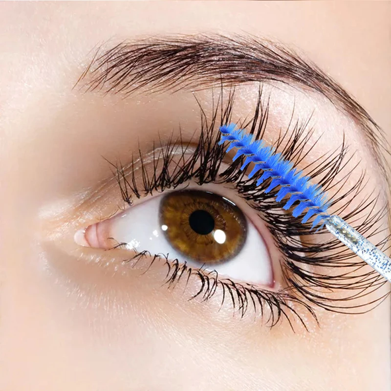 Applicateur de cils jetables, ensemble de brosses à recourber, Mascara, greffage de sourcils, peigne à recourber, outil de maquillage de beauté