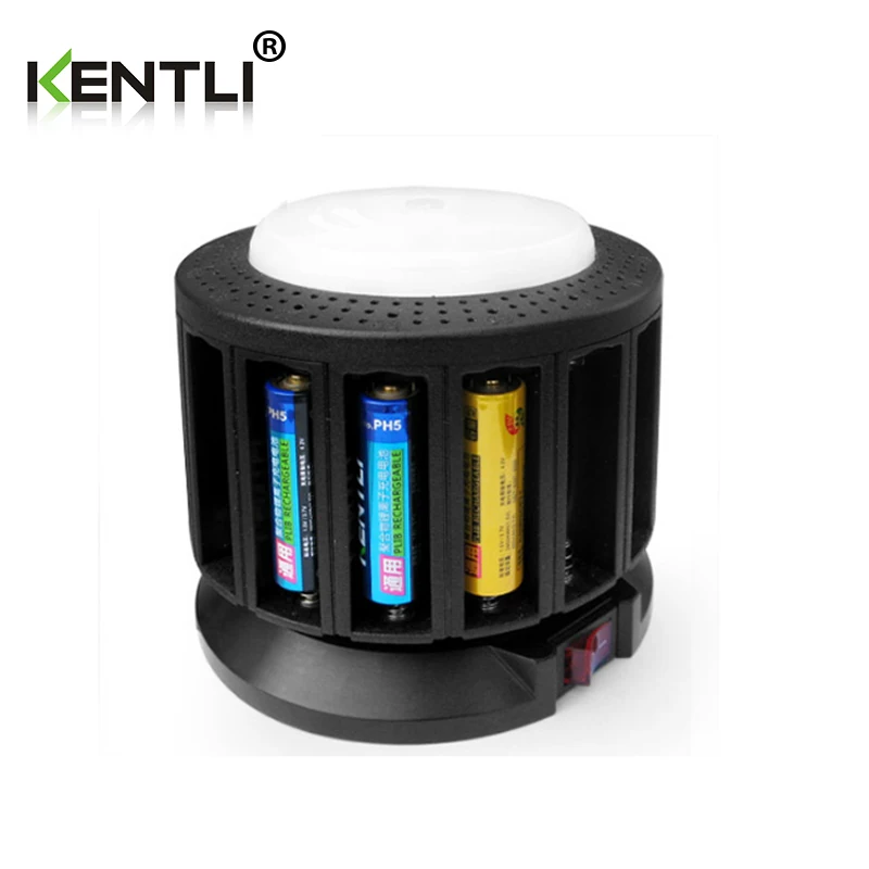 KENTLI AA AAA 1.5V 16 slots polymer  lithium li-ion rechargeable battery charger