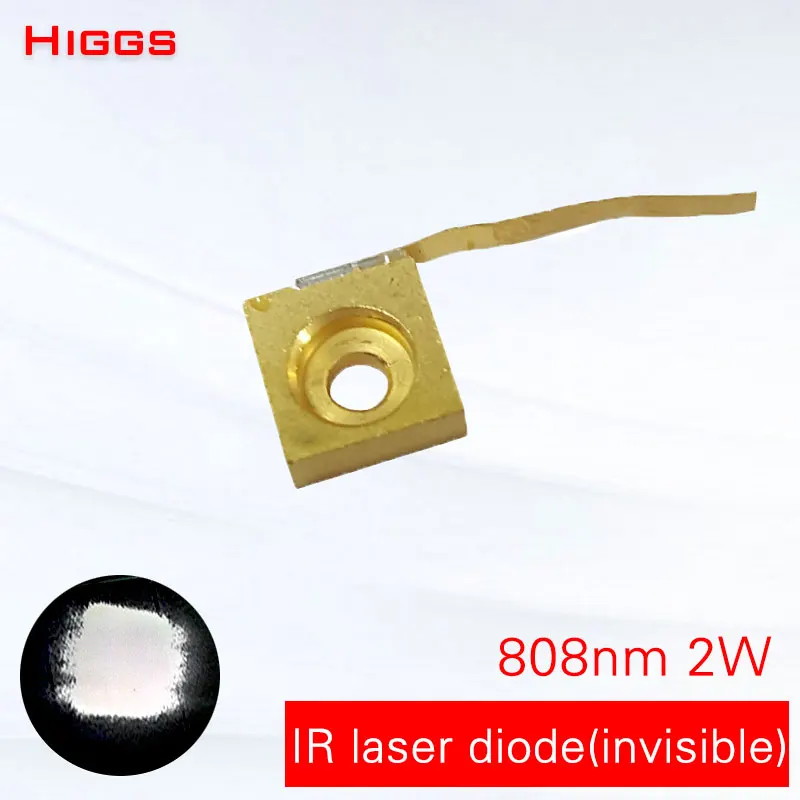 Big power 808nm 2000mw 2W infrared invisible laser diode IR light launcher Semiconductor Night Light Supplementary Lamp