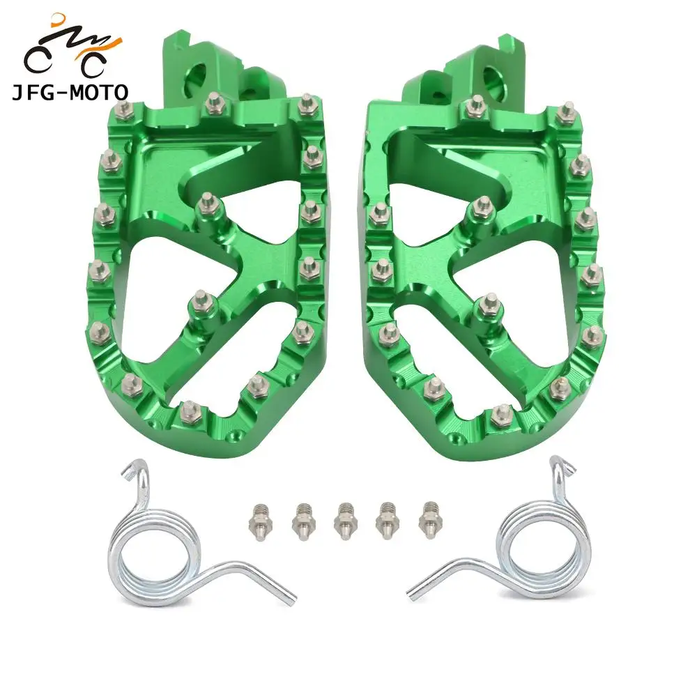 

Motorcycle CNC Lengthen Foot Pegs Pedals Foot Rests Footpegs For Kawasaki KX250F 06-18 KX450F 07-18 KLX450R 08-13 KX250 KX450