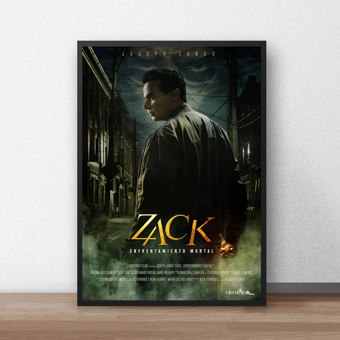 Zack Enfrentamiento Mortal Classic Movie Poster Canvas Print Home Decoration Wall Painting ( No Frame )