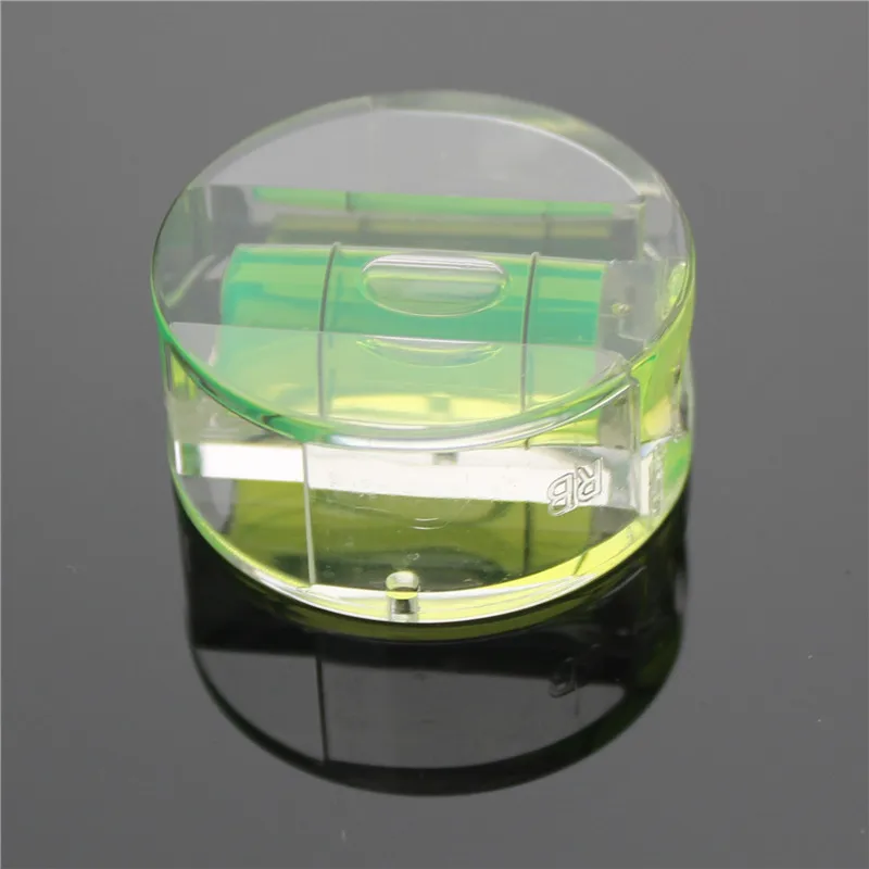 HACCURY multi-spec acrylic disc Round Circular level bubble spirit level Ruler accessories green water blisters