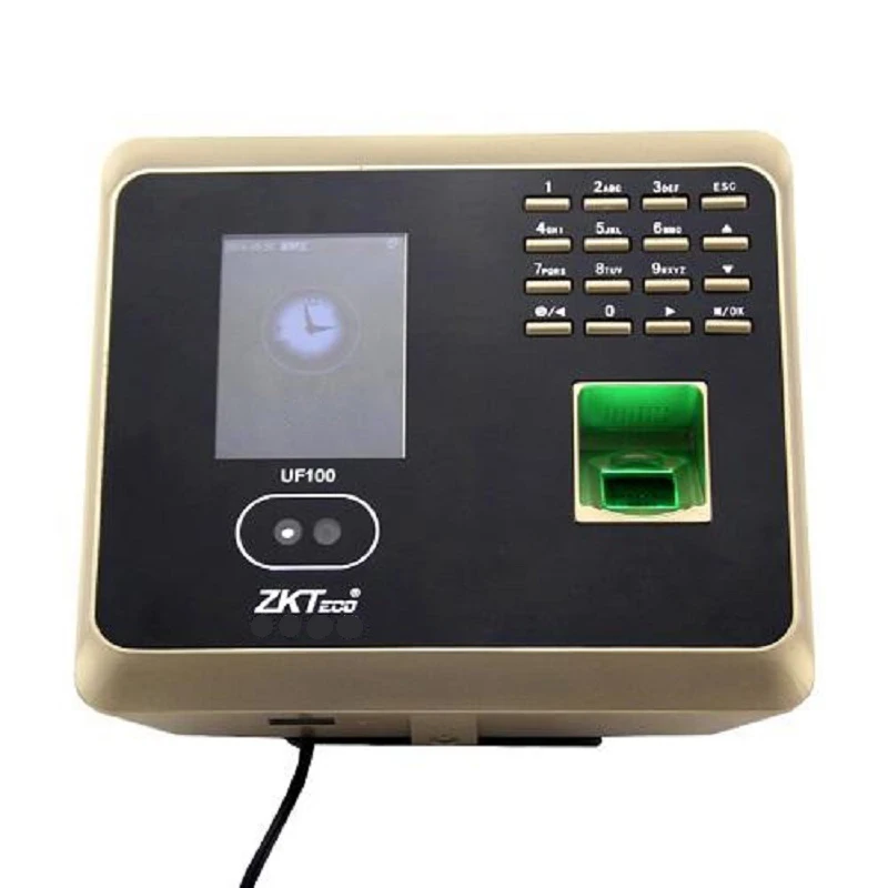 ZK UF100Plus Facial Fingerprint Identification Time Attendance Terminal Face Recognition WIFI TCP/IP with Color Camera