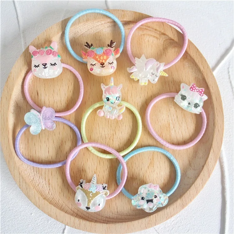 

1PCS Cute Cat Clouds Fawn Princess Headwear Kids Cartoon Elastic Hair Bands Children Hair Ties Girls Accessories Baby Headdress