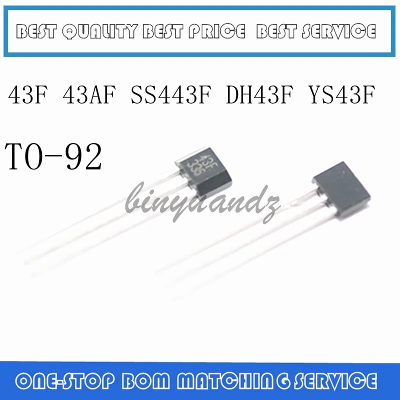 20 개-100 개 43F 43AF SS443F DH43F YS43F SS43F SS443A TO-92 센서