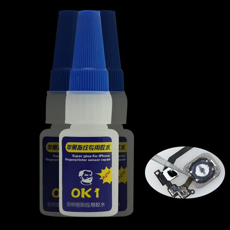 10ML OK1 Mekanik untuk iPhone 7 7P 8 8P 8 + Plus X Perbaikan Lem Pemeliharaan Sidik Jari Tombol Pengerjaan Ulang Ponsel Lem Utama