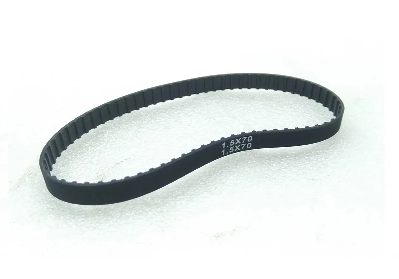 1.5 x 70T Timing Belt For Lathe Special Belt for CJ0618 mini lathe machine west matt C2 C3 lathe