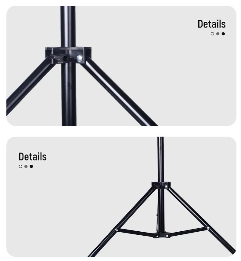 Universal Tripod Adjustable Lighting Stand Landing Type Camera Anchor Selfie Light Frame Holder Live Broadcast 55cm/110cm/160cm