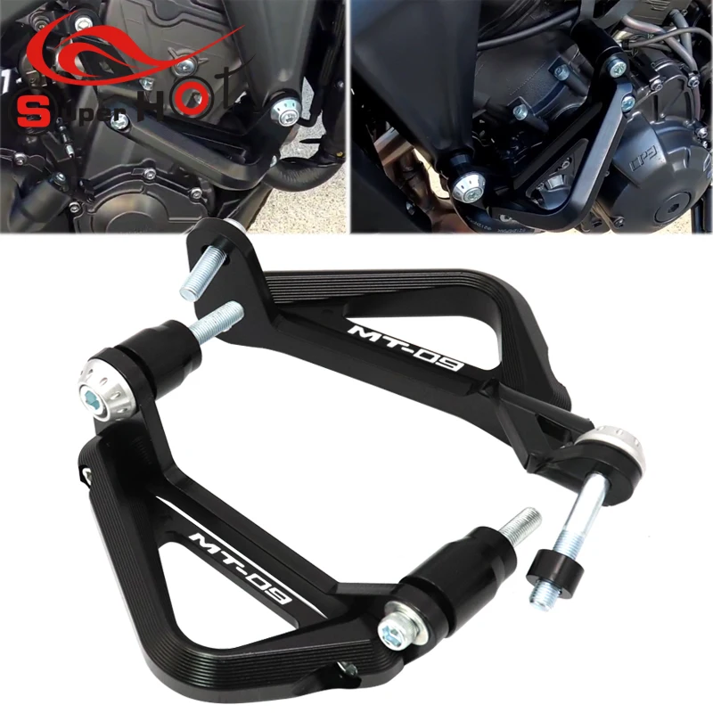 

Motorcycle Accessories Falling Engine Protetive Gurad Cover Crash Bar Frame Protector for YAMAHA MT09 FZ09 MT 09 FZ 09 2021 2022