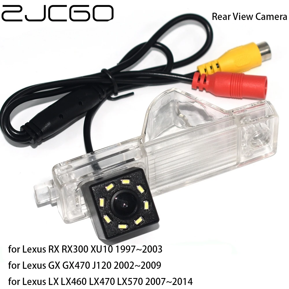 

ZJCGO CCD Car Rear View Reverse Back Up Parking Night Vision Waterproof Camera for Lexus RX GX GX470 RX300 LX LX460 LX470 LX570