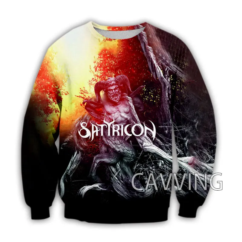 New Fashion Women/Men's 3D Print  SATYRICON BAND  Crewneck Sweatshirts Harajuku Styles Tops Long Sleeve Sweatshirts