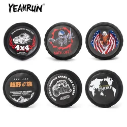 YEAHRUN Racing Spare Tires Cover Skeleton Pattern for TRX-4 Axial SCX10 D90 1/10 RC Crawler Car 100-120mm Diameter Tires