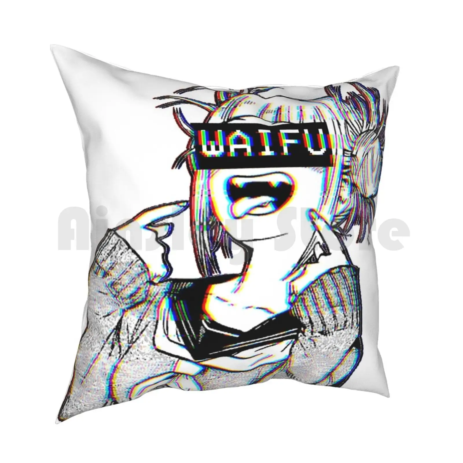 Toga Waifu Pillow Case Printed Home Soft Throw Pillow Himiko Toga Toga Touga Villains Villain Hero Academia Boku No My