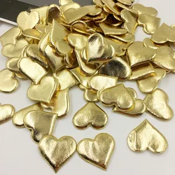 100pcs Wedding Wedding Arrangement Love Hand Throw Flower Three-dimensional Sponge Peach Heart Petal Golden Peach Heart