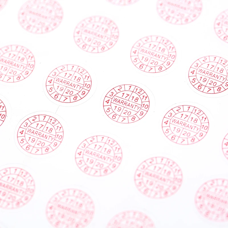 Pack guaranteed Void Tab Sticker Notepad Stationery writable Label Sticker Seal