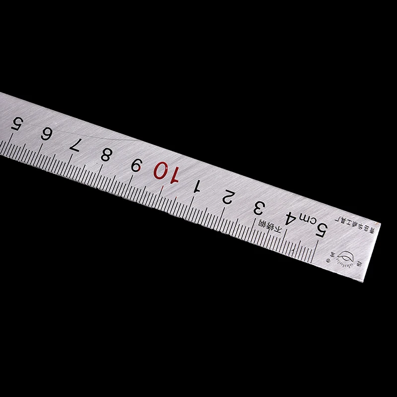 15x30cm Stainless Steel  90 Degree Angle Metric Try Mitre Square Ruler Scale