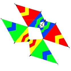New High Quality Power Box 3D Single Line Adult Kite Sports Beach With Handle and String Easy to Fly