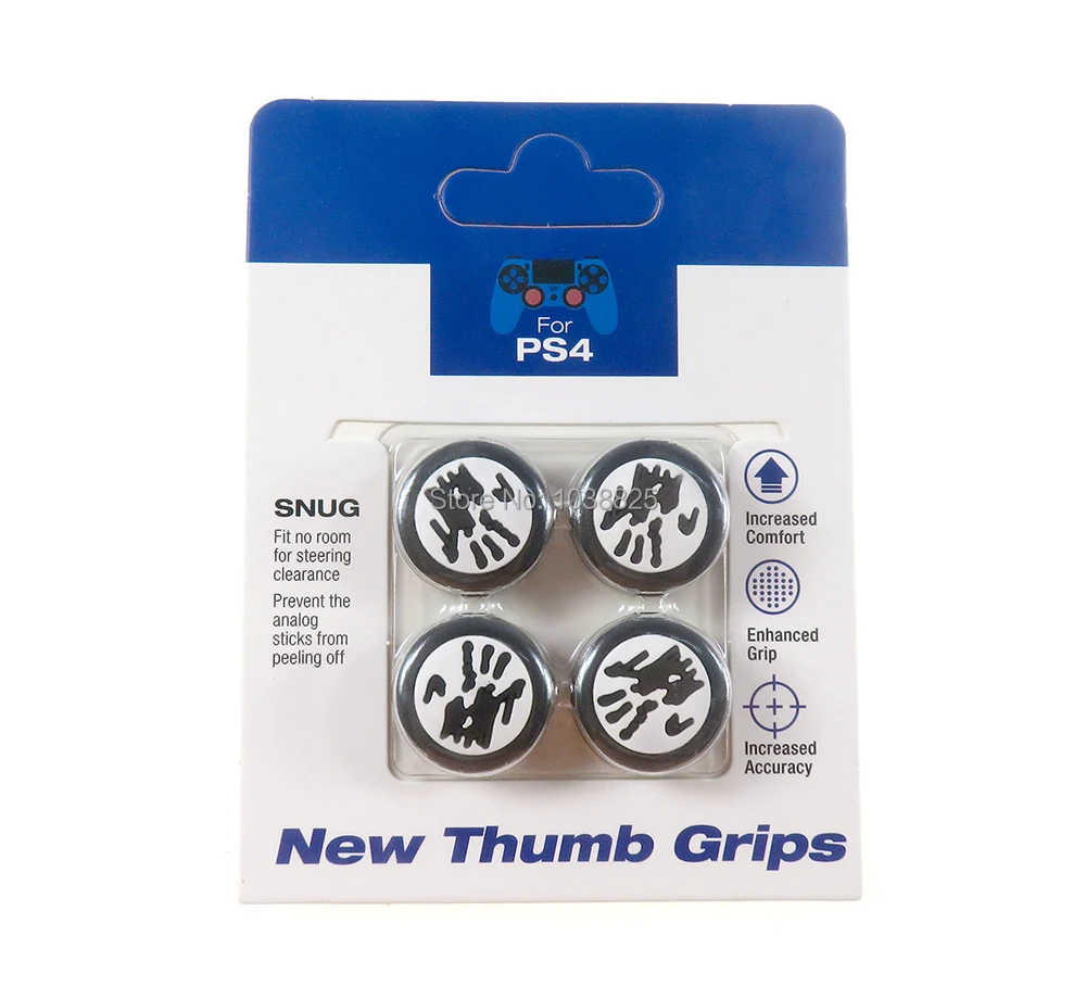 4 stücke = 1set neue muster silikon Daumen Griffe Für XBOX360 XBOXONE PS3 NS Pro Controller Joystick Kappe silikon Gummi