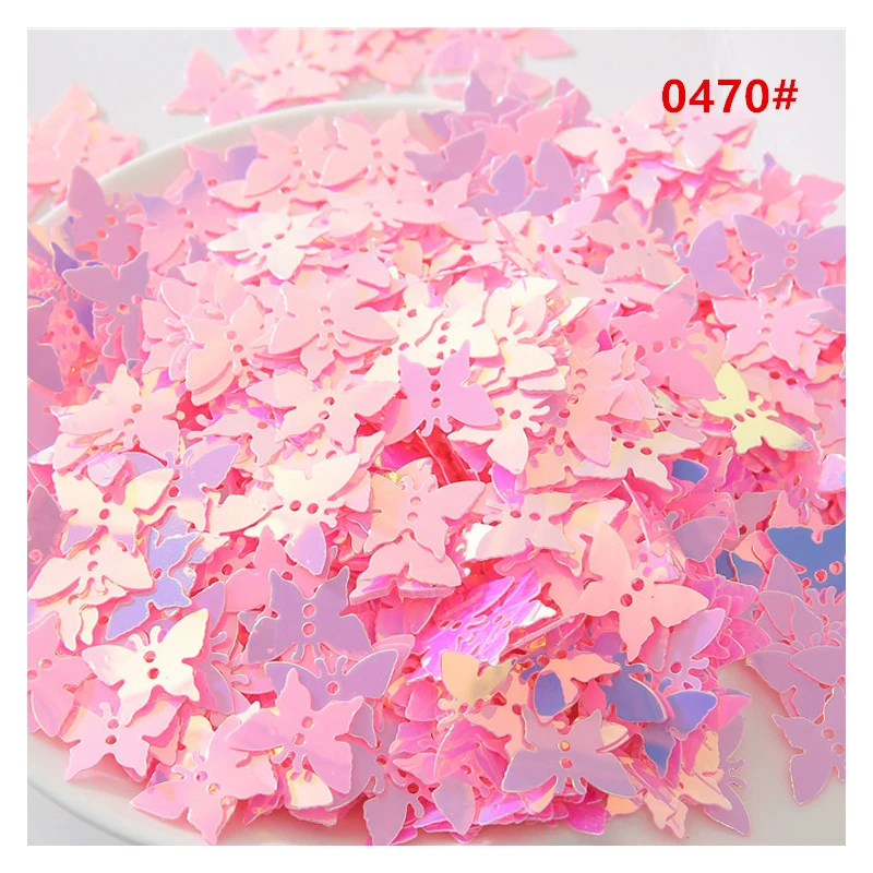 Butterfly Shape PVC Bulk Nail Sequins Nails DIY Sequins Clothing Sewing Supplies Footwear Accessories Party Decoration