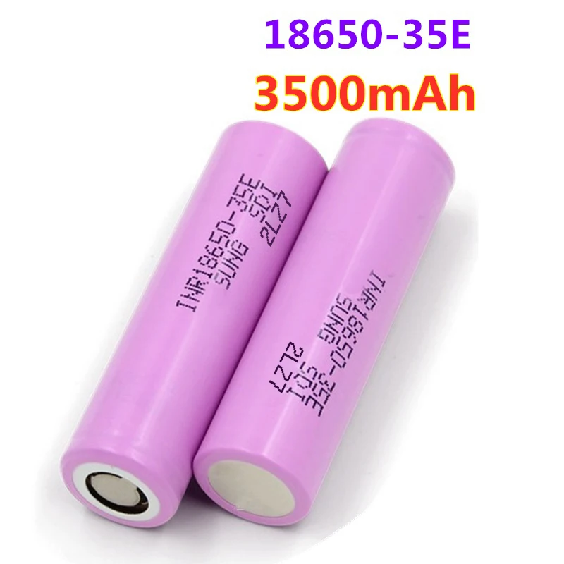 100% Original 18650 35E Batterys INR18650-35E 3500mAh 25A Rechargable Battery for Samsung-35E Tool Battery