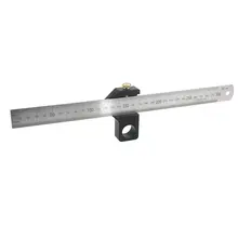 Steel angle ruler with scriber and aluminum alloy block #6