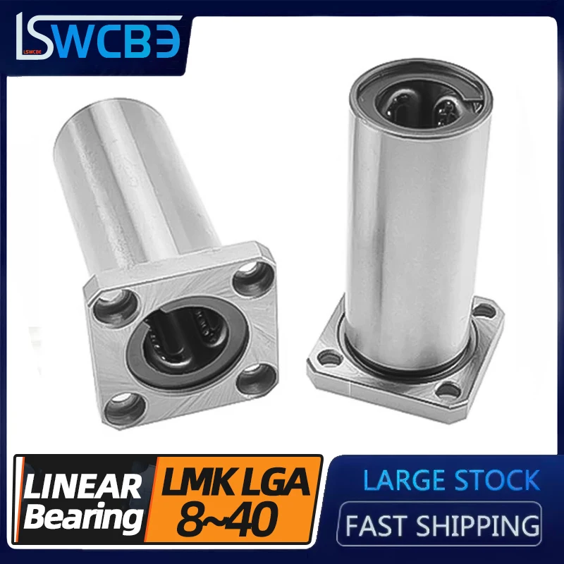 

Steel cage method Blue type extended linear bearing LMK8 10 12 16 20 25 3035 40LGA complete model