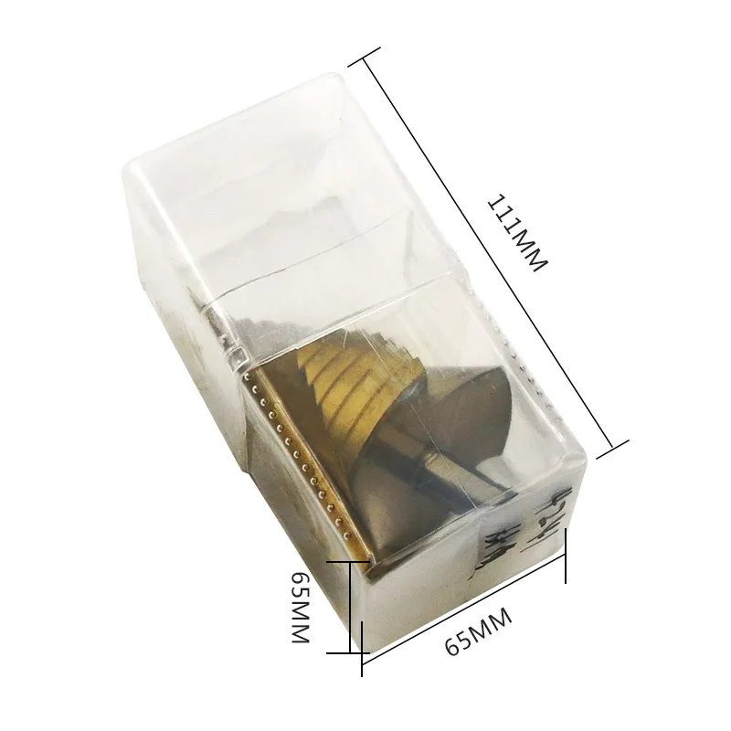 Chất Lượng Cao 6-65 Mm Chùa Hình Hss Bộ Ba Góc Vít Xoắn Ốc Chùa Kim Loại Thép Không Gỉ Mũi Khoan Bước bit Khoét Lỗ Nón Mũi Khoan