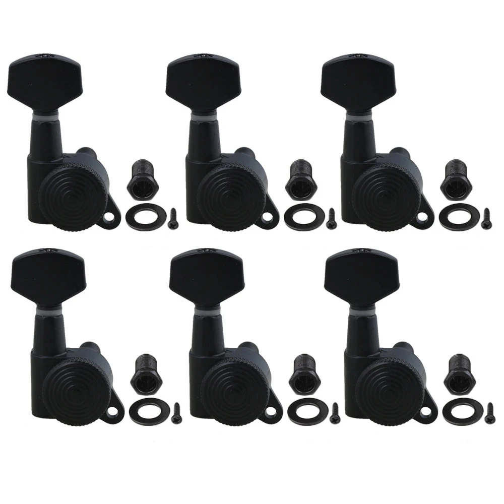 Black Auto lock Electric Acoustic Guitar Machine Heads 6R