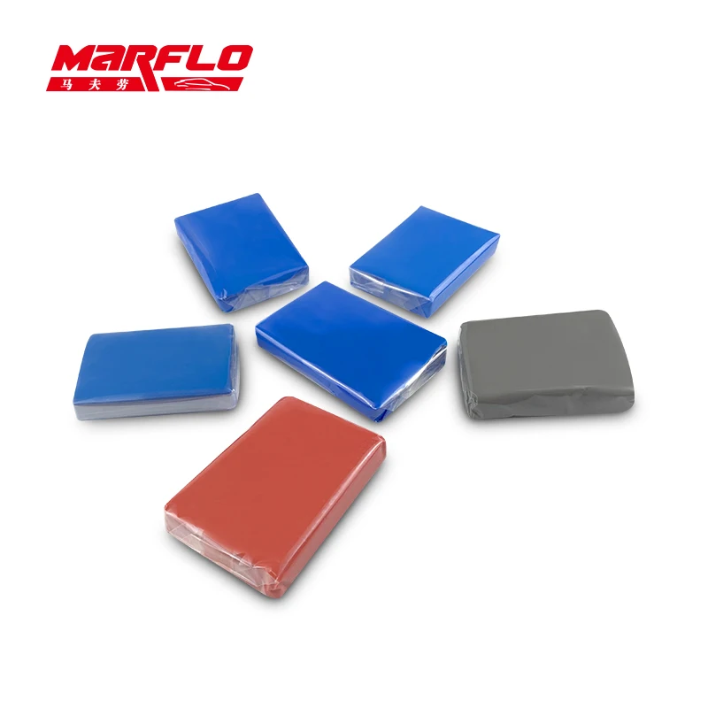 Marflo-Barra de arcilla mágica para lavado de coches, 100g, grado King medio fino, pesado, 80g, nueva, eliminación potente de contaminantes
