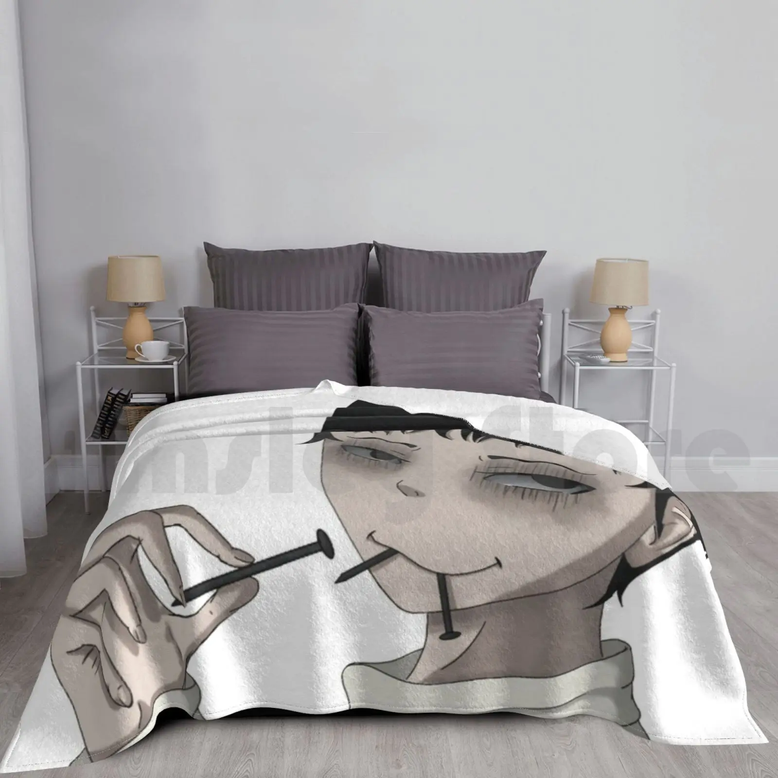 Souichi Transparent Blanket Super Soft Warm Light Thin Souichi Fan Art