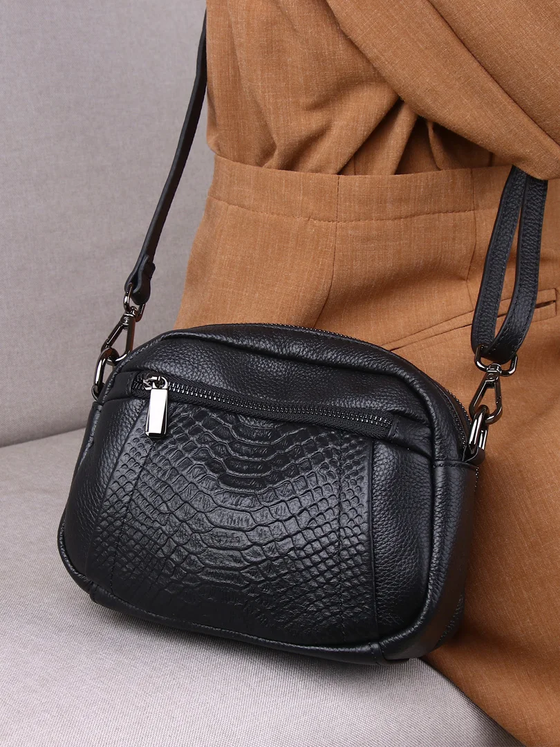 New Soft Genuine Leather Women Shoulder Bags Luxury Designer Handbags Small Crossbody Bags for Women 2023 Messenger Bag