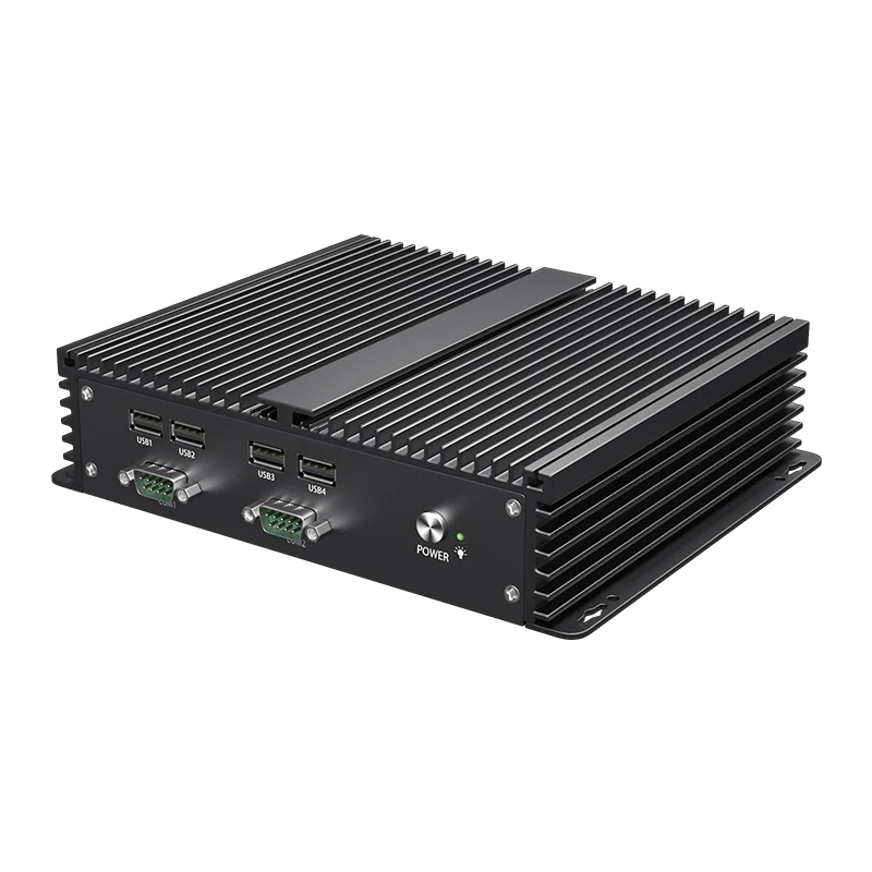 3th Industrial Fanless Intel I5-3317U Windows XP/7/10 Centos Ubuntu Rugged Mini PC 6 * COM 2 * Lans 6*6 * USB HDMI Industrial Mini PC