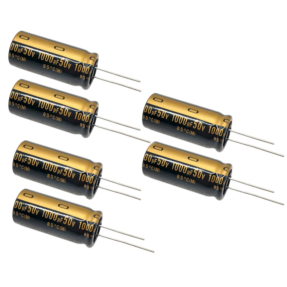 1pcs/2pcs/4pcs/6pc/8pc 1000UF 50V 18x40mm 85 ℃ Pitch 7.5mm 50V/1000UF MUSE KZ Audio Fever Electrolytic Capacitor for AMP Board