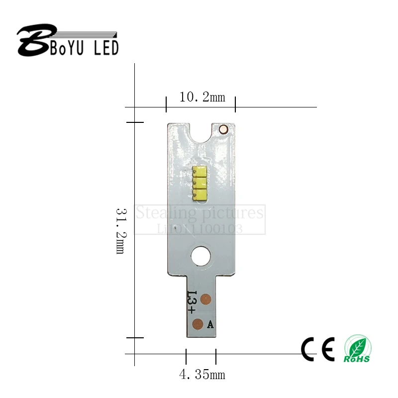 2pcs car special light source board X3 H1/H4/H7 stickers 2016 lamp beads 15 watts car lamp special light board spot direct sales