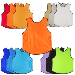 Men Adult Soccer Team Vest Polyester Basketball Football Jersey Breathable Team Sports Vest Training Bibs