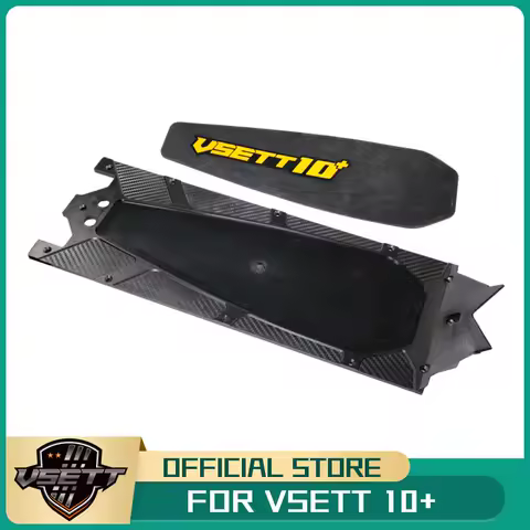 Original VSETT Plastic Deck Cover Plate &amp; Non-Slip Rubber Pad for VSETT 10+ Electric Scooter Board Pedal Anti-slip Deck Sticker