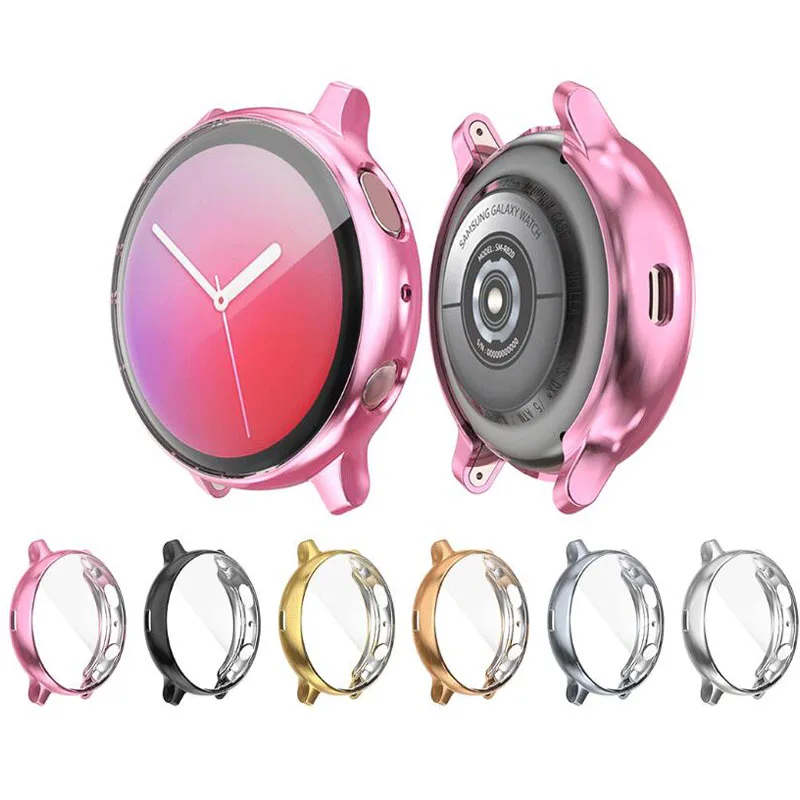 Силиконовый защитный чехол для Samsung galaxy watch active 2, 40 мм, 44 мм