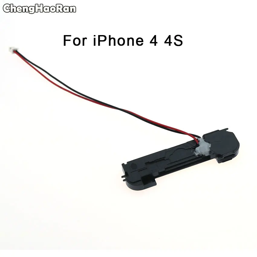 ChengHaoRan Loud Speaker For iPhone 4 4G 4S Loudspeaker Buzzer Ringer Sound with Cable Flex Cable Ribbon Replacement Parts